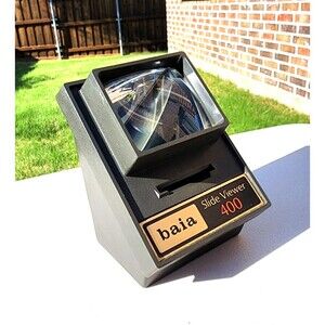 Vintage Baia Slide Viewer 400 Illuminated with 3X Magnification for 35mm Slides